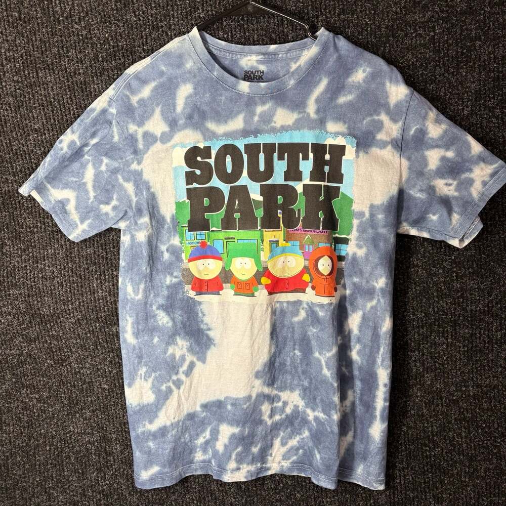 South Park Main Characters Graphic Tie Dye T-Shirt